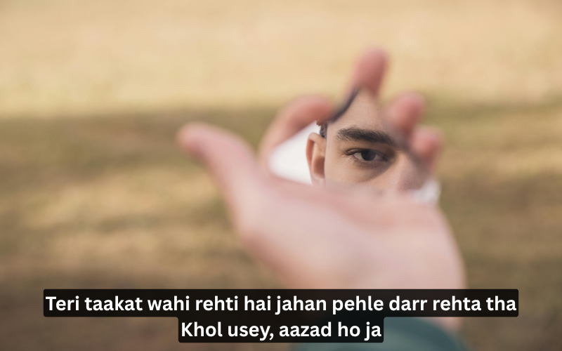 Self Confidence Zindagi Motivational Shayari in English 
