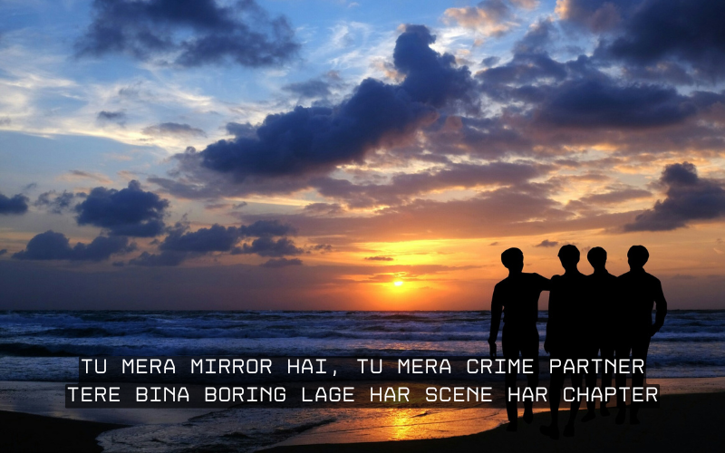 friends shayari in english