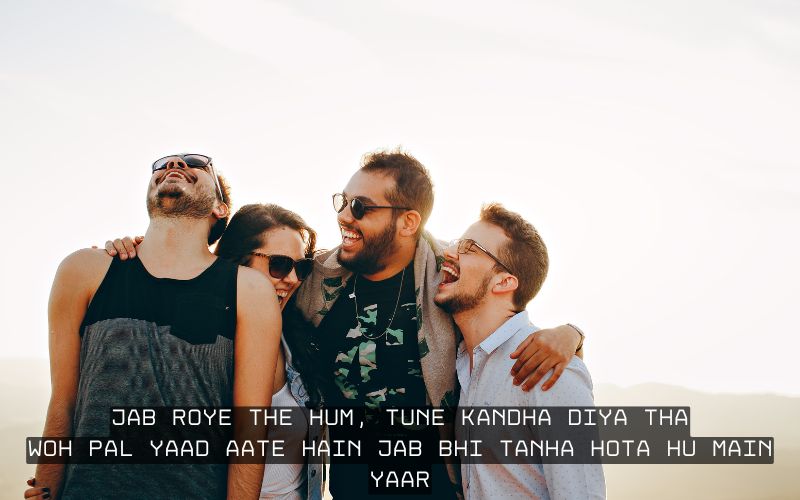 friends shayari in english