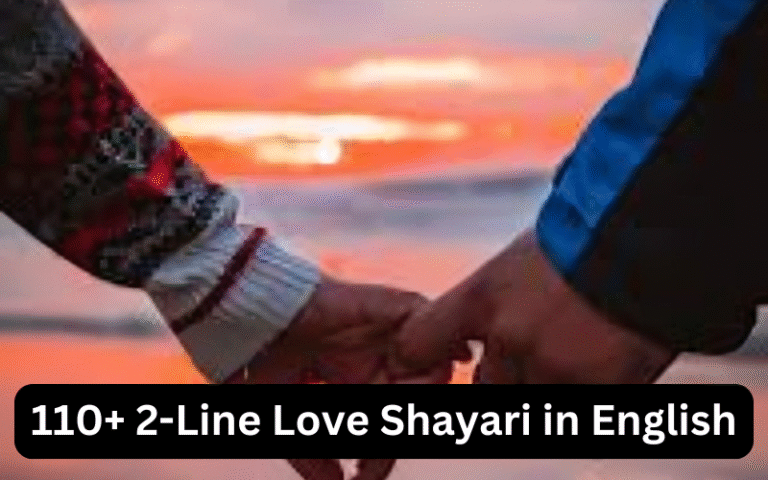 2-Line Love Shayari in English