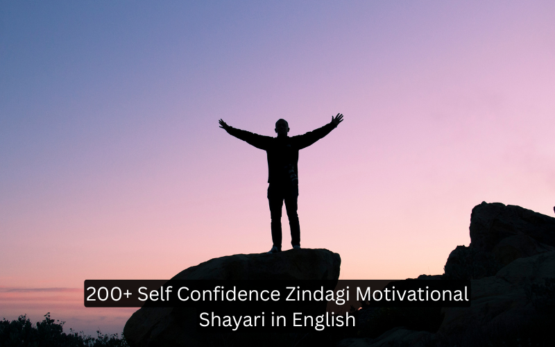 Self Confidence Zindagi Motivational Shayari in English