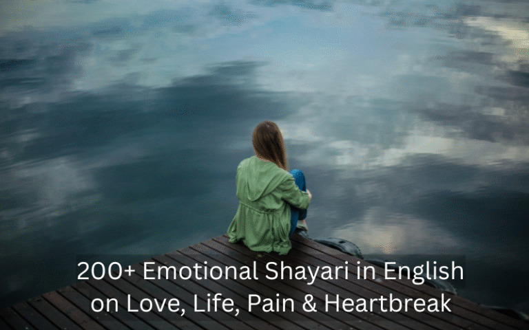 Emotional Shayari in English