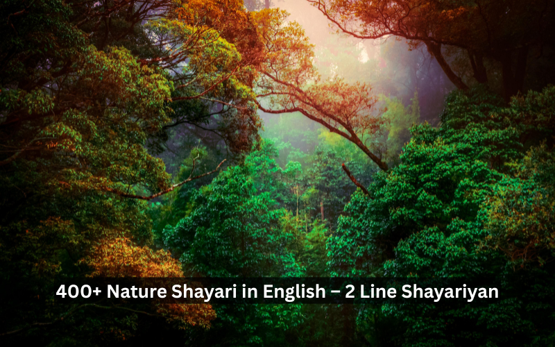 Nature Shayari in English
