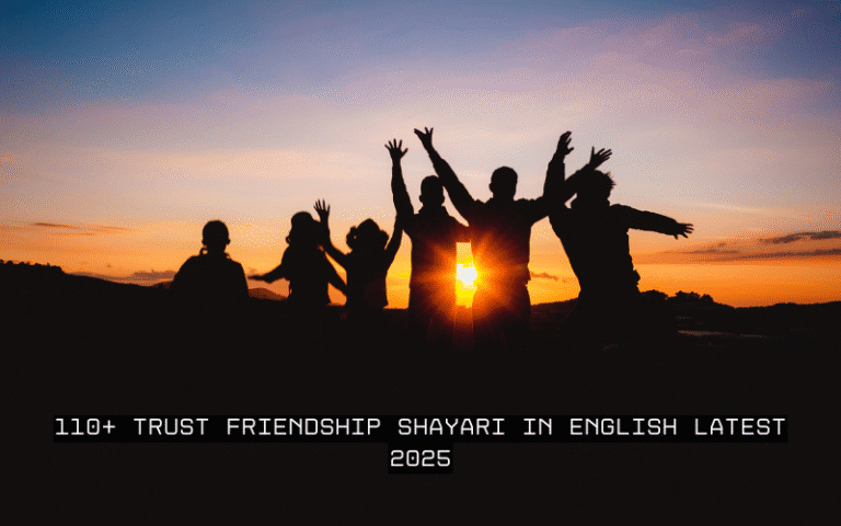 Trust Friendshio Shayari in English