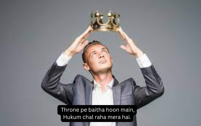 King Attitude Shayari In English
