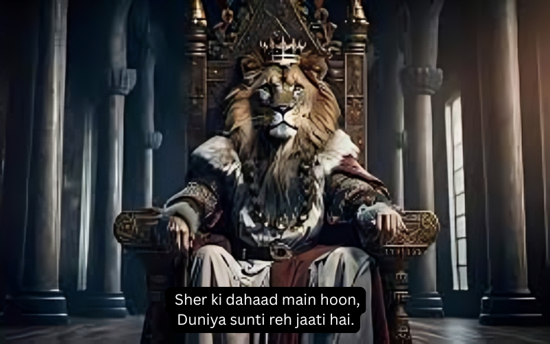 King Attitude Shayari In English