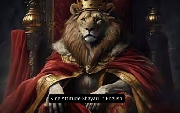 King Attitude Shayari In English