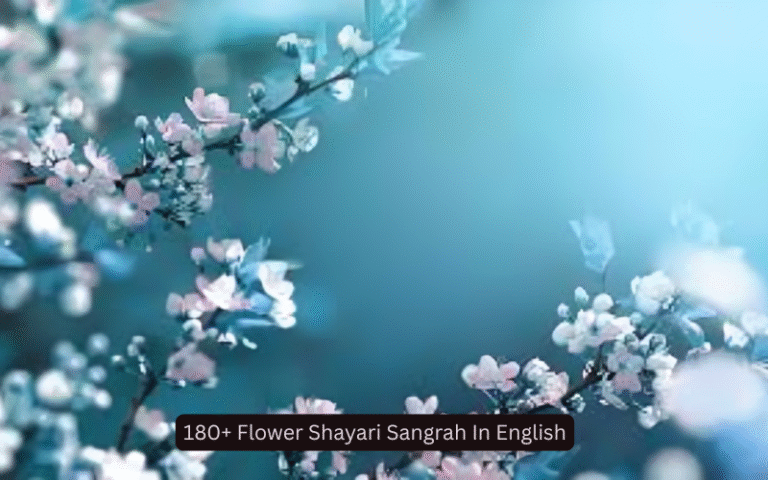 Flower Shayari Sangrah In English