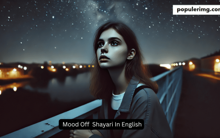 Mood Off Shayari in English