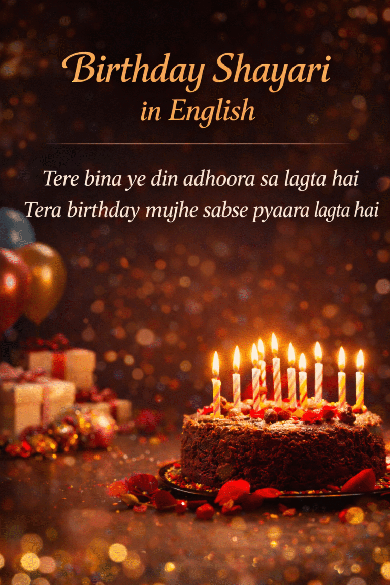 Birthday Shayari in English