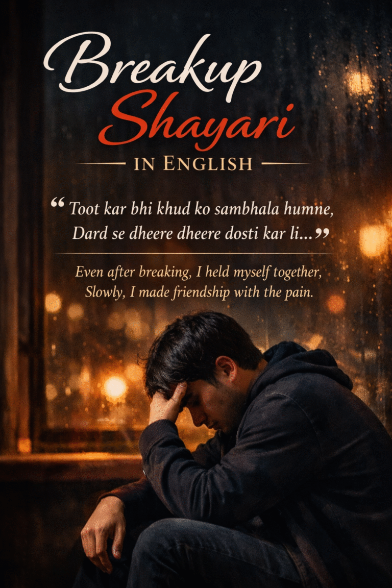 Breakup Shayari in English