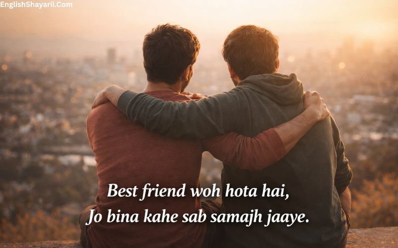 Dosti Shayari 2 Line English