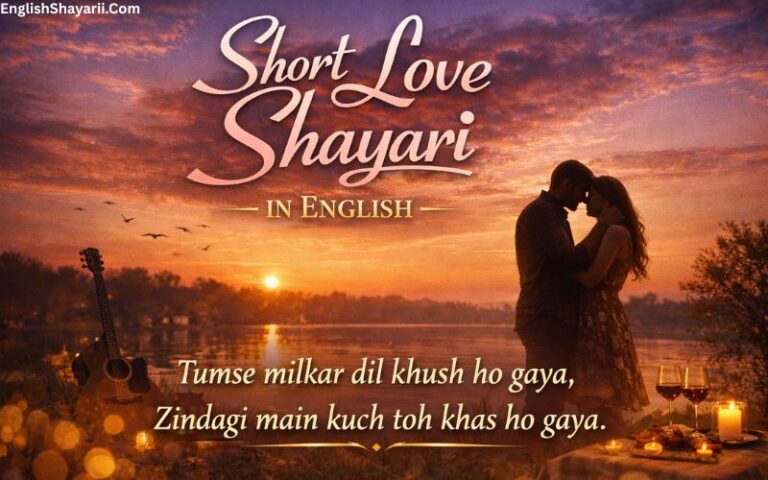 Short Love Shayari in English